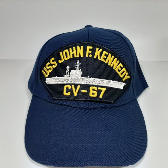 U.S. Navy USS John F Kennedy CV-67 Men's Cap Hat N - Picture 1 of 3